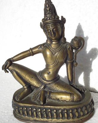 Parvati antica scultura tibetana bronzo /167