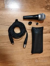 Microfono per voce Shure PG48 con cavo CLR e custo