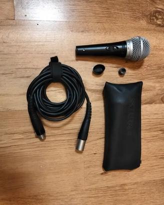 Microfono per voce Shure PG48 con cavo CLR e custo
