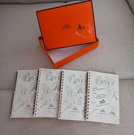 Hermès - Set 4 agende trimestrali - anno 1996