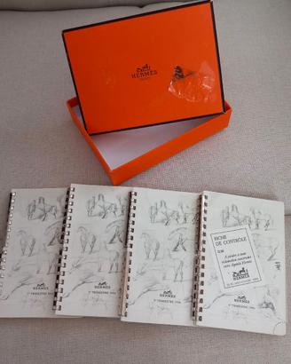 Hermès - Set 4 agende trimestrali - anno 1996
