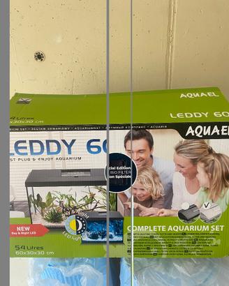 ACQUARIO LEDDY 60 - 54 LITRI - MIS 60 X 30 X 30