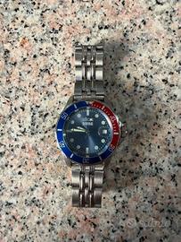 Orologio siecle diving stile "Pepsi" funzionante