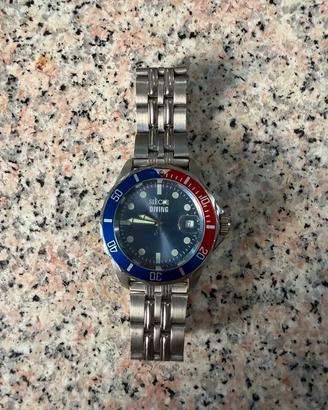 Orologio siecle diving stile "Pepsi" funzionante
