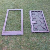 Nr 6 Grate di sicurezza in ferro zincato