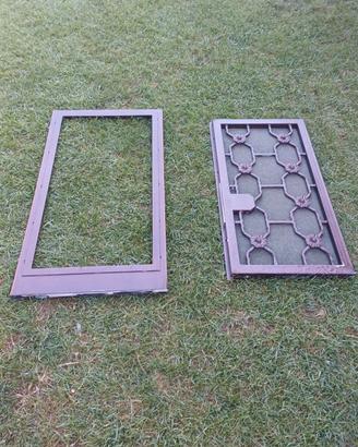 Nr 6 Grate di sicurezza in ferro zincato