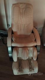 poltrona massaggiante  e riscaldata