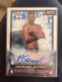 MATEUSZ GAMROT CARTA AUTOGRAFATA TOPPS UFC