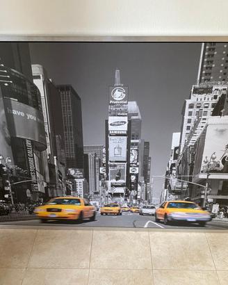 Quadro New York con taxi