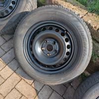 4 cerchi in ferro 5x112 R15 VW Audi