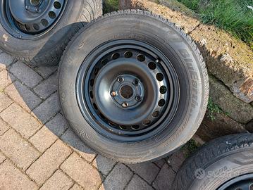 4 cerchi in ferro 5x112 R15 VW Audi