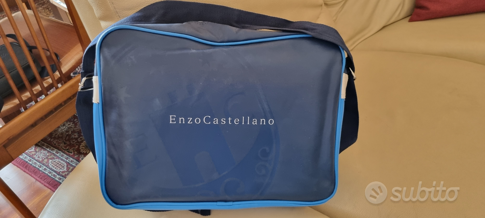 Borsello Antifurto Uomo Con USB - Zaino A Tracolla Grande Capacità - Per Viaggio E Palestra - Foto 12