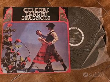 vinile 33 giri Celebri Tanghi Spagnoli 