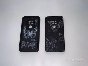 2 Cover per Huawei Mate 20 con fantasia di farfall
