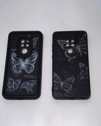 2 Cover per Huawei Mate 20 con fantasia di farfall