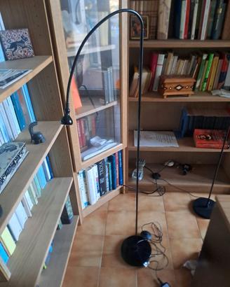 2 lampade ikea a led a braccio flessibile