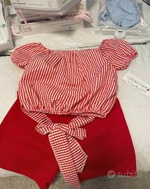Set pantaloncino e top bambima