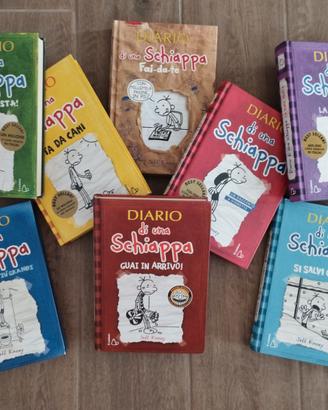 8 volumi "Diario di una Schiappa"