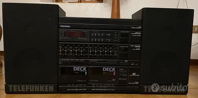 Impianto stereo TELEFUNKEN anni 80/ inizio 90