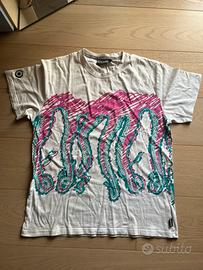 Maglia Octopus con Tentacoli Rosa e Azzurri