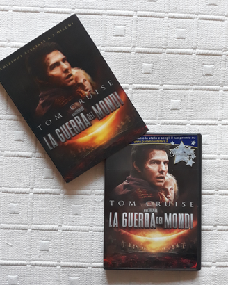 Doppio dvd con box ologramma "la guerra dei mondi"