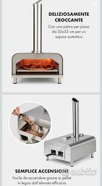 Forno pizza a pellet