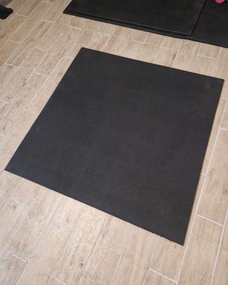 6x mattonelle di gomma per palestra 1,5 cm - 1mx1m