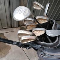 carrello da golf con mazze Mitsubishi 