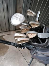 carrello da golf con mazze Mitsubishi 