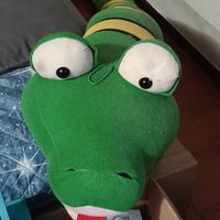 peluche serpente verde e giallo 