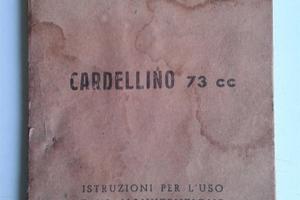 Manuale manutenzione CARDELLINO GUZZI 73cc 1959