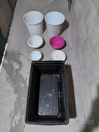 fioriera grande con ruote