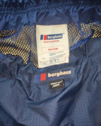 sopra pantalone alpinismo berghaus goretex 