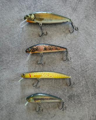 Artificiali pesca spinning alla trota marmorata 