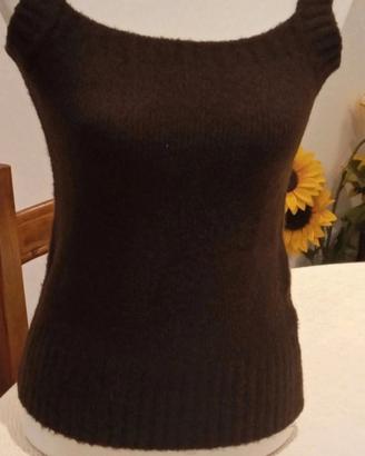 Preziosa Collection - Top corto misto lana -M