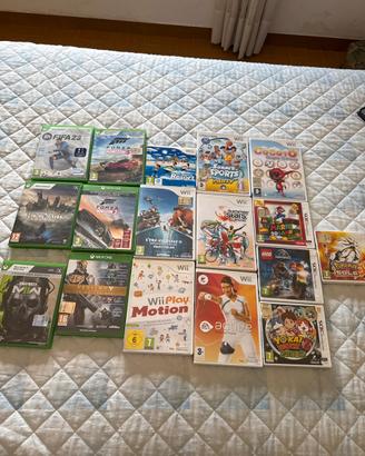 Lotto giochi wii 3ds xbox