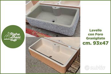 Lavello con Foro Granigliato 93x47