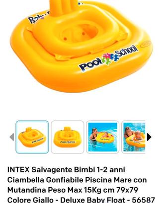 Salvagente gonfiabile bambino 2 anni