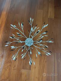 Lampadario moderno design - rami con cristalli