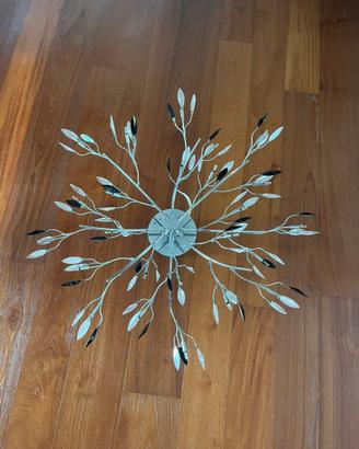 Lampadario moderno design - rami con cristalli