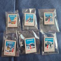 Set di 6 spille Coca Cola Olimpiadi 2026