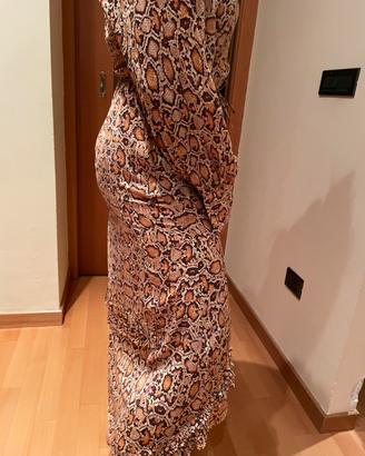 Vestito lungo maculato tg.S - Mango Premium