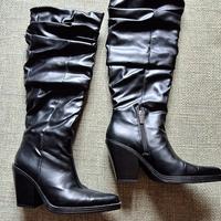 stivali alti in ecopelle numero 38