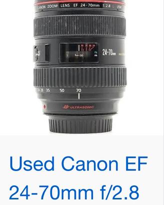 Obbiettivo canon ultrasonico