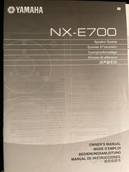 YAMAHA nx-e700 manuale cartaceo originale  			