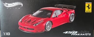 Ferrari 458 Italia gt2 Hotwheels elite 1/18