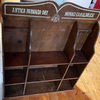 Mobile a Parete Legno Farmacia Monaci Camaldolesi