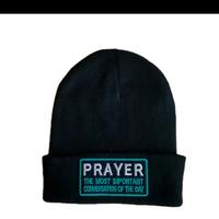 Cuffia Berretto Nero Prayer 