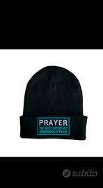 Cuffia Berretto Nero Prayer 