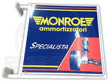 Insegna vintage luminosa ammortizzatori monroe